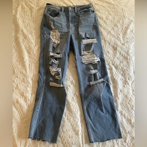 Hollister Curvy Ultra High Rise Vintage Straight Jeans